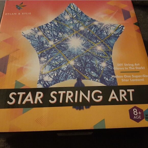 Kids Star String Kit Craft. 3D. LED. Batteries not Included. NIB - Picture 7 of 8